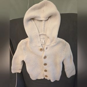 Hooded, knitted Cardigan. Little Planet by Carter's 12m
